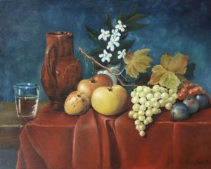 Peinture de Yves Pereira: Nature morte n°16 