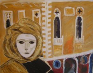 Peinture de PLUME NATHALIE MAISONNEUVE: Venise