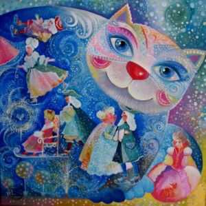 Peinture de OXANA ZAIKA: (HIVERES)*série*CHÂTEAU DE VERSAILLES