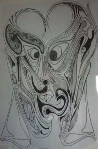 Dessin de Matthias Neukens: Le baiser