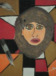 Peinture de Carole Bacaicoa: le labyrinthe 