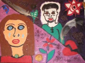 Peinture de Carole Bacaicoa: la séparation