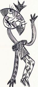 Dessin de napoldee: Folie desarticulée