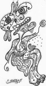 Dessin de napoldee: Folie a l'état pur