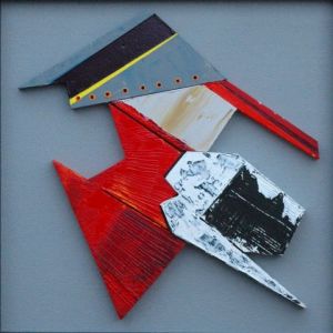 Peinture de PIERRE RAFFENNE: fragments de mémoire n°2