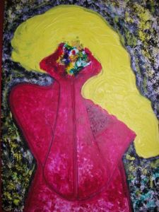 Peinture de GHIS: PETALES DE ROSES