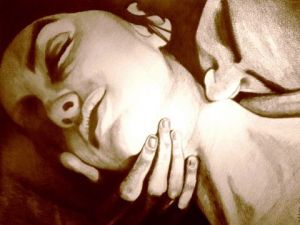 Dessin de sandrine massardier: Baiser vampirique