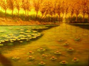 Peinture de daniel joureau: crepuscule