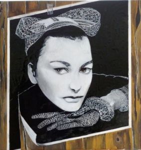 Peinture de eri: costume et coiffe Bretonne