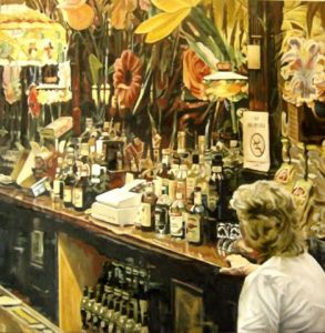 Peinture de DL Estrabaut: Bar n°4 « Barfly »
