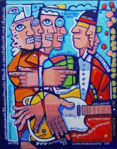 Peinture de vincent Arcache: AUTOMATIC MIOUZIC