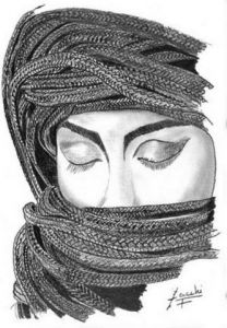 Dessin de franck zacchi: face corde