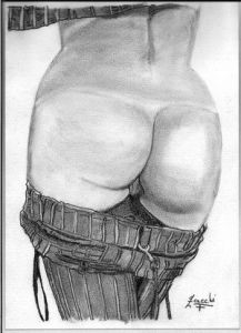 Dessin de franck zacchi: fessier