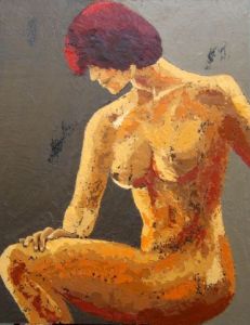 Peinture de attilioradice: nu - les yeux de l'esprit n. 69