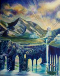 Peinture de laila stauffert: Monde féérique