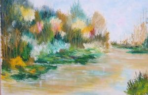 Peinture de charles : marais à cappy 80