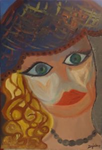 Peinture de SONYA DZIABAS: L'autoportrait