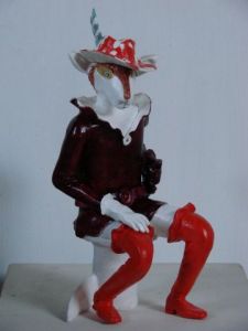 Sculpture de Guillaume Chaye: Le Chat Botté