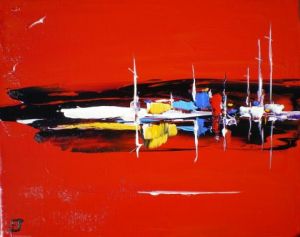 Peinture de francis JALIBERT: Fraîcheur marine