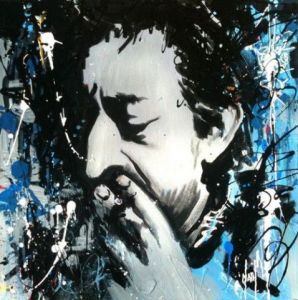 Peinture de Nathalie Manzano: SERGE GAINSBOURG