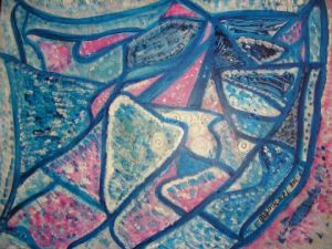 Peinture de GHIS: LE CERF-VOLANT D OR 