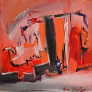 Peinture de AME SAUVAGE: Survoler la ville