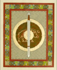 Peinture de Le Chaudron Encreur: Excalibur