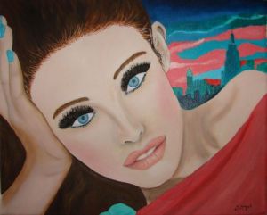 Peinture de Catherine BEGOT: Make up