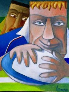 Peinture de Gerard Lesoeur: OVALIE:ORGASME