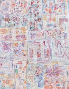 Peinture de carole zilberstein: joie de vivre