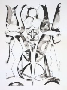 Dessin de Thierry TAVANT: Vitrail