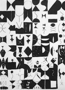 Peinture de Thierry TAVANT: Composition