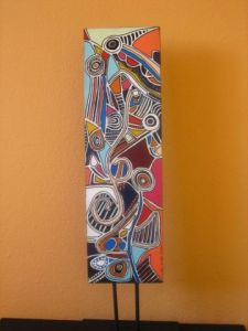 Sculpture de ANTOINE MELLADO: Totem broderie