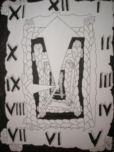 Oeuvre de mangue: pendule II