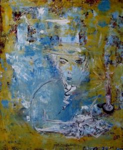 Peinture de OD' ILE : L'ECRIVAIN