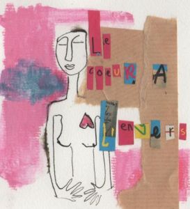 Dessin de isabelle petit: le coeur à l'envers