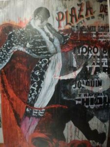 Peinture de mireille rolin: provocation