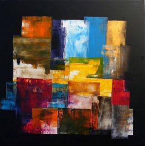 Peinture de LEPRIN: ENTRE CIEL ET TERRE