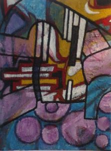 Peinture de Sophie Hair: metamorphose 1