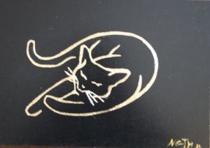 Oeuvre de cyril nguyen thanh: chat 2