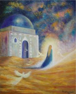 Peinture de laila stauffert: Départ...