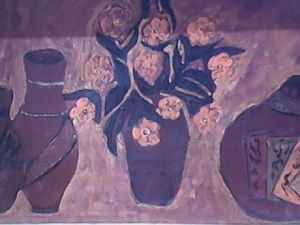 Peinture de mehdi belabyad: zohour