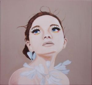 Peinture de Catherine BEGOT: Petites plumes 