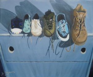 Peinture de dominique  serusier: La Marche Du Temp