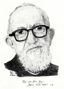 Dessin de Emde: Abbé Pierre