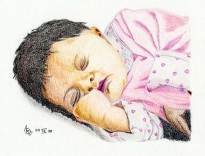 Dessin de Emde: Bébé Julie