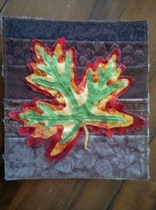 Art_textile de Laure VERGNE: Automne