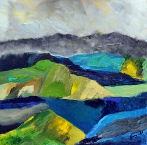 Peinture de Albert Enz: Paysage sauvage