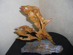 Sculpture de veronique sergent: les deux vieilles