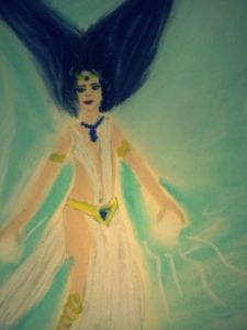 Dessin de Joana Sweet: Déesse stelaire